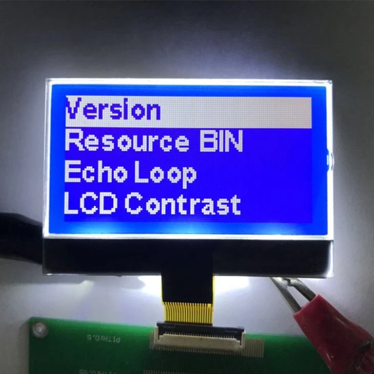 Blue 128x64 Graphic LCD For Water Purifier