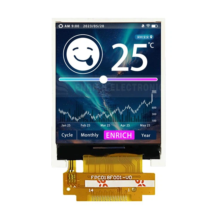 ماژول صفحه نمایش 1.77 اینچی ST7735S TFT LCD